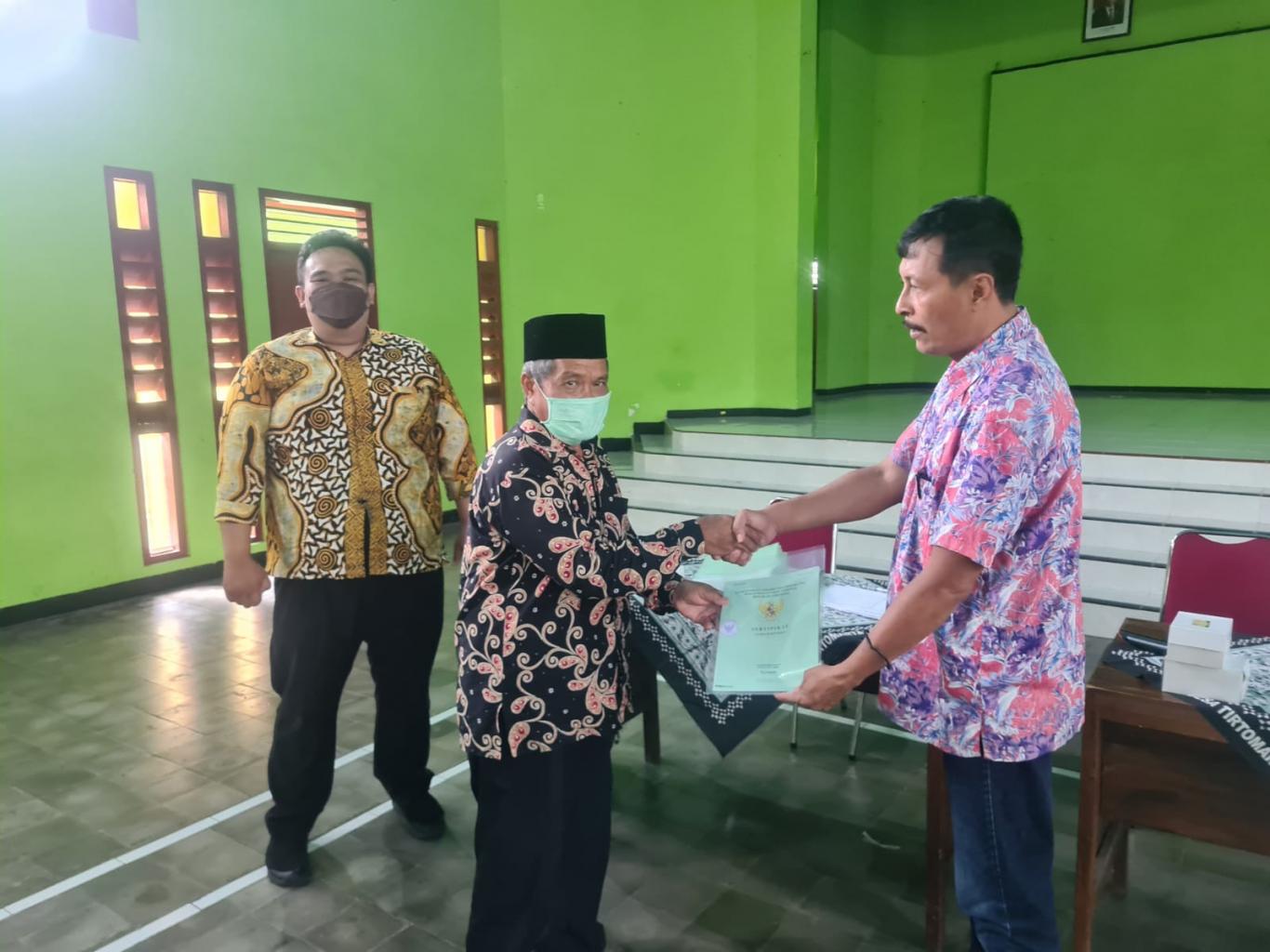 PEMBAGIAN SERTIFIKAT