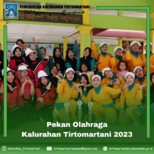 Pekan Olahraga Kalurahan Tirtomartani 2023