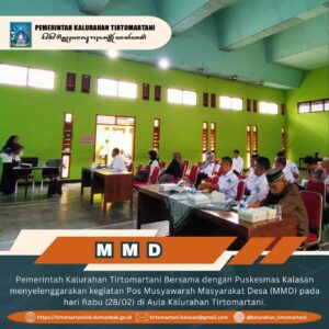 Musyawarah Masyarakat Desa Tirtomartani
